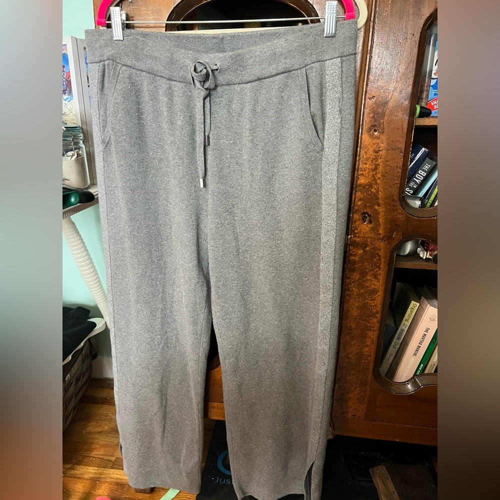 Chicos Zenergy size Large Knit Drawstring Pants